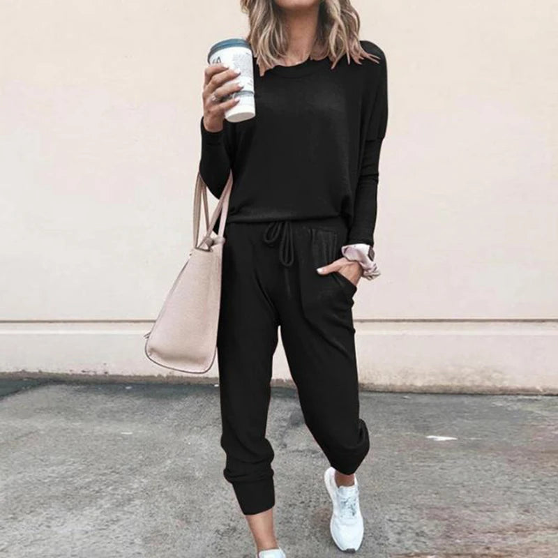 Two-piece Long-sleeved Sports Suit