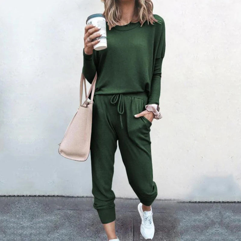 Two-piece Long-sleeved Sports Suit