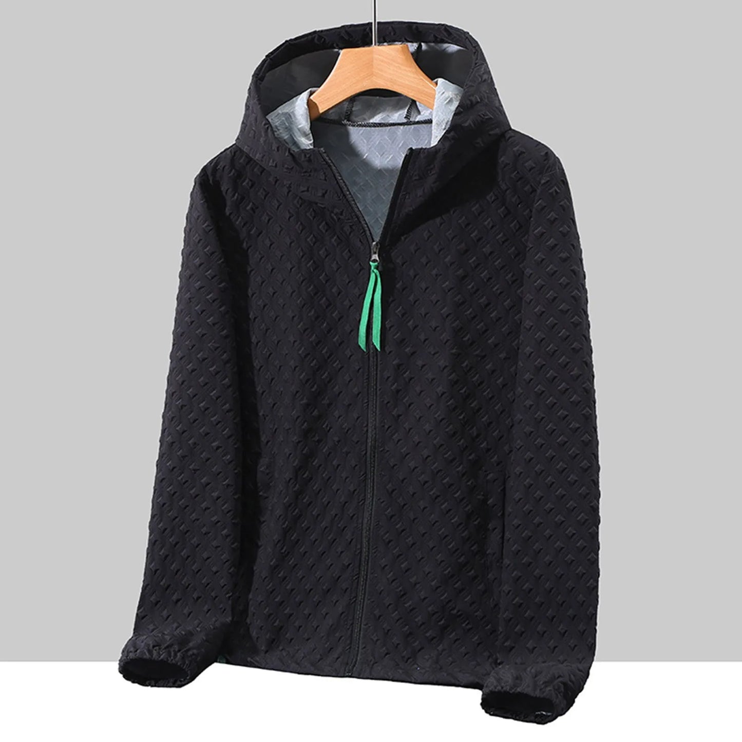 Hooded Cotton Zipper Jacket