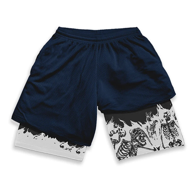 Athletic Quick-Dry Stretch Shorts