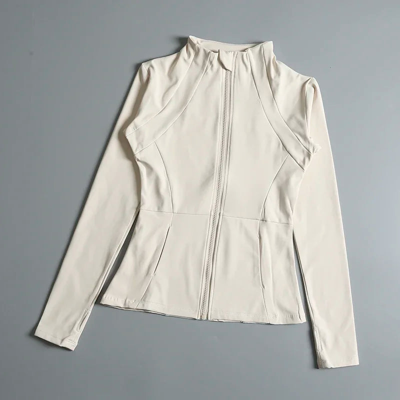 Long sleeve fitness top