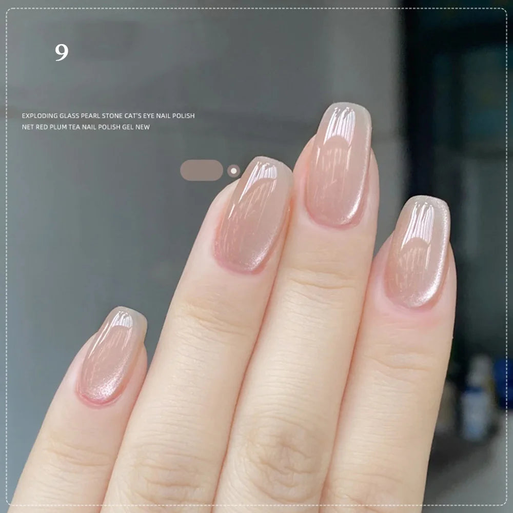 Holographic Crystal Magnetic Gel Polish