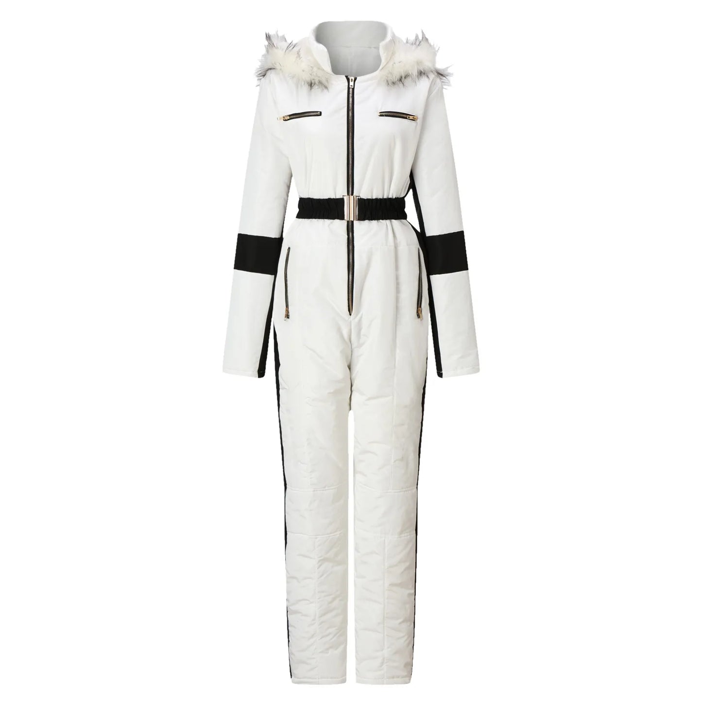 Zipper Ski Jumpsuit