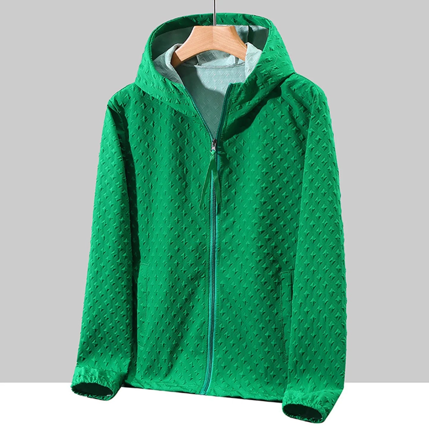 Hooded Cotton Zipper Jacket