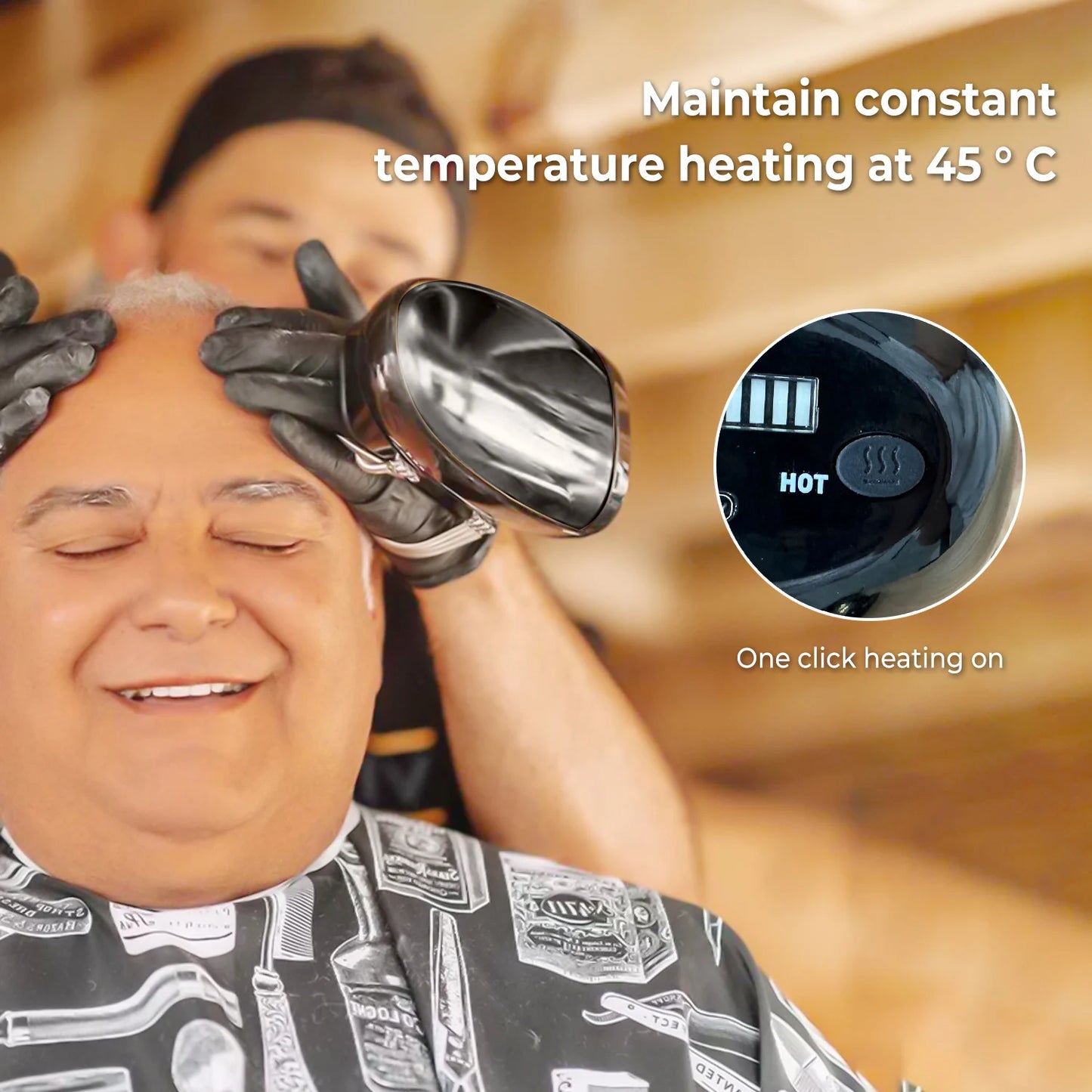 Cordless Handheld Heat Massager
