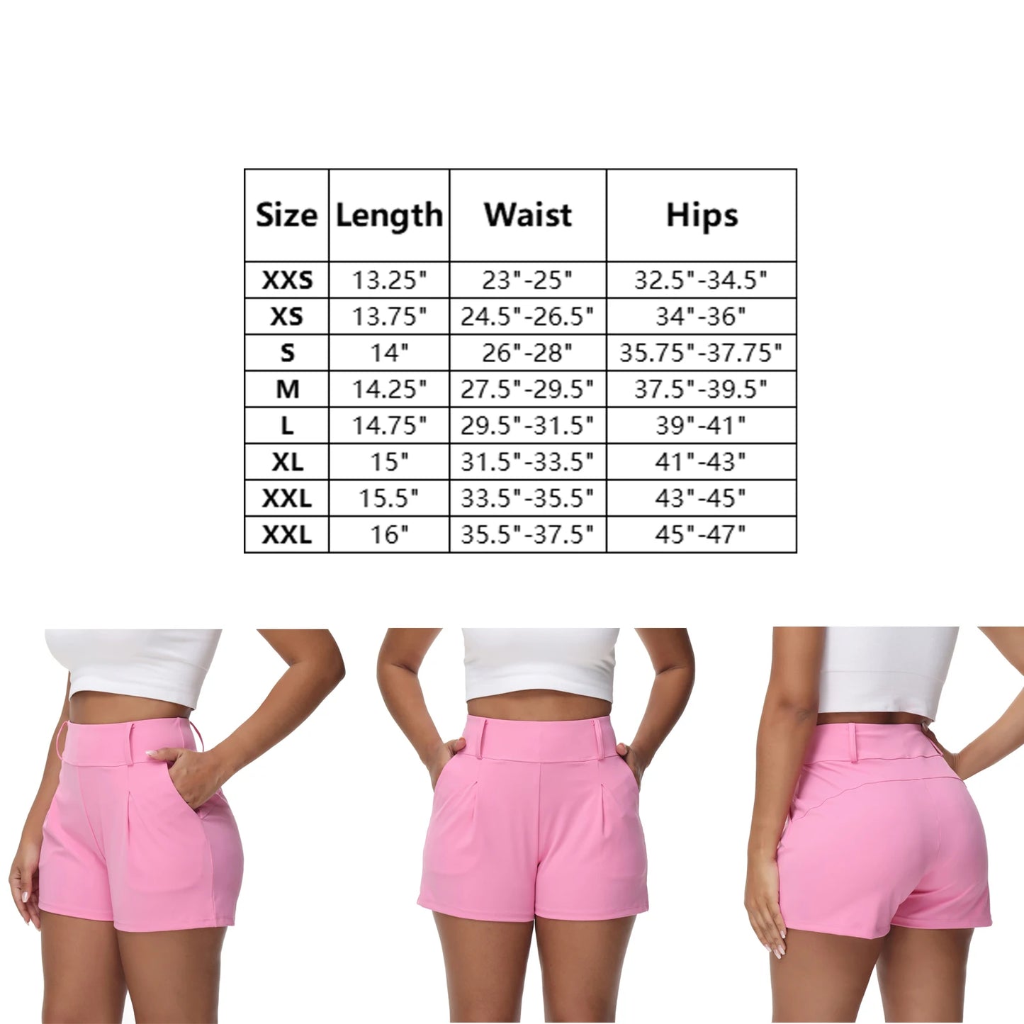 High Waist Casual Shorts