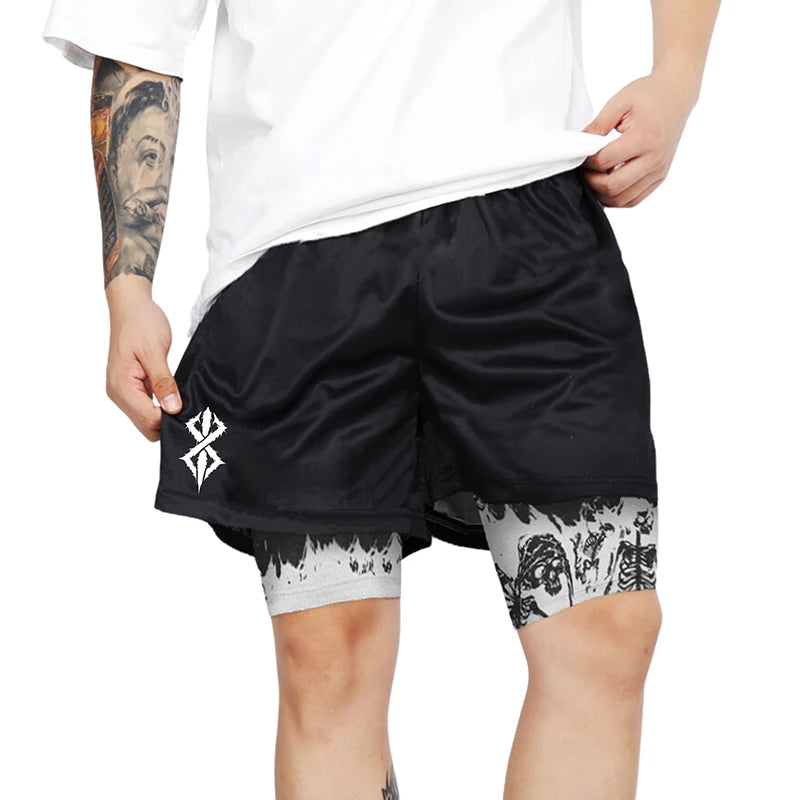 Athletic Quick-Dry Stretch Shorts