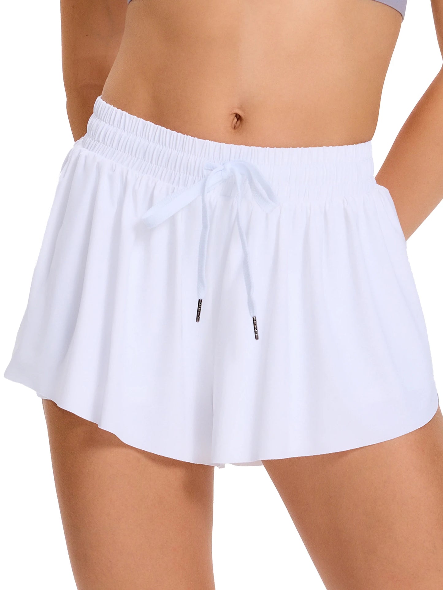 Breathable Drawstring Pocket Skirt