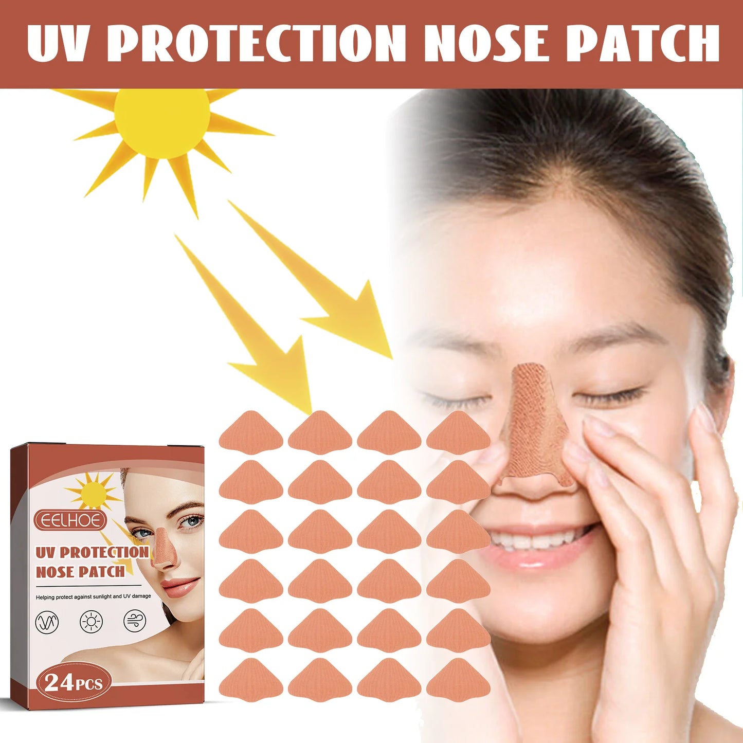 Protective UV Nose Patch