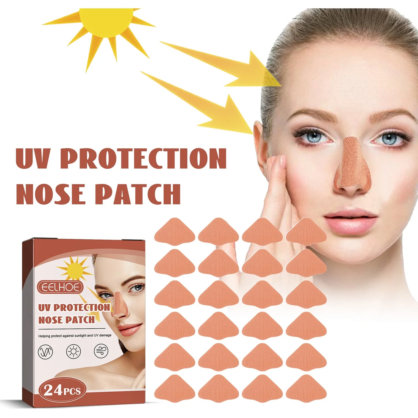 Protective UV Nose Patch