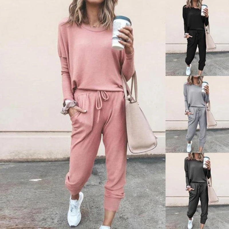 Two-piece Long-sleeved Sports Suit