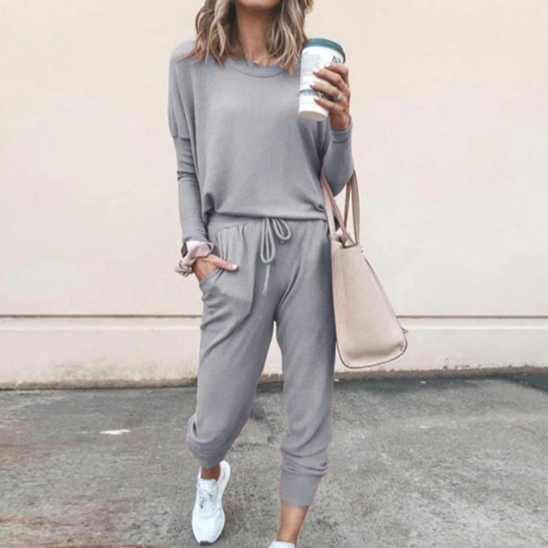 Two-piece Long-sleeved Sports Suit