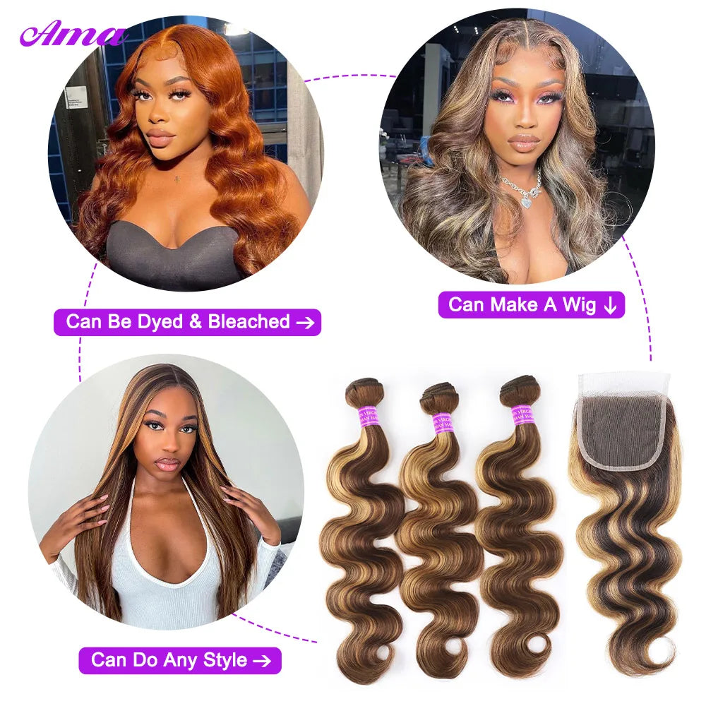 Brazilian Hair Body Wave Bundles