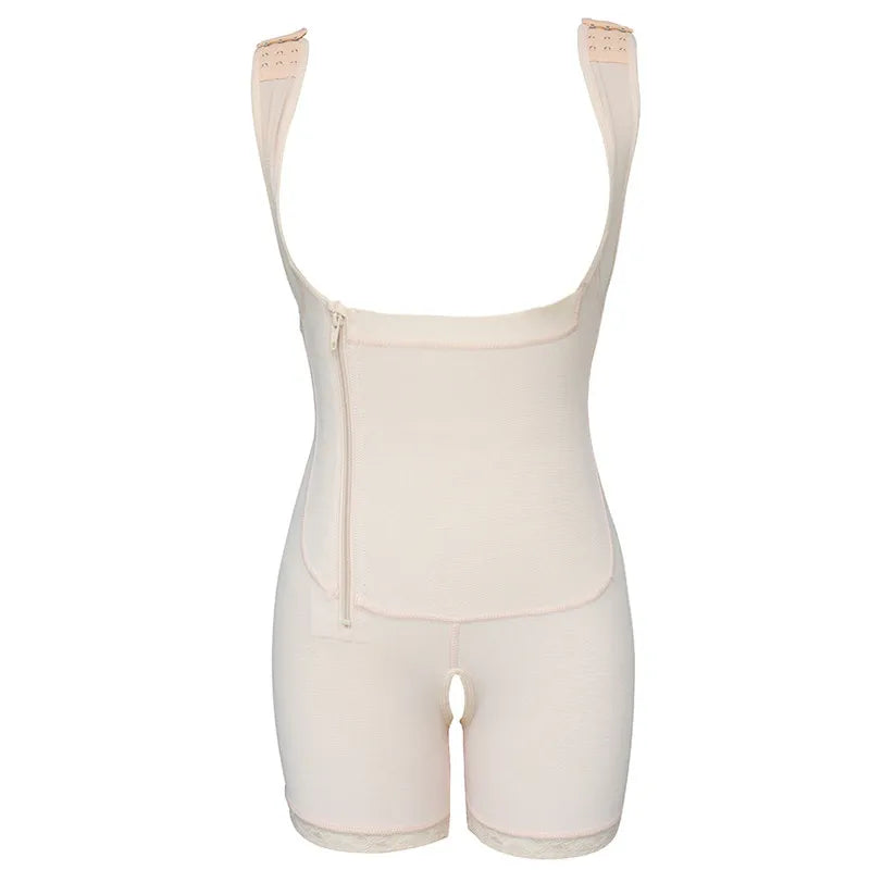 Zip Waist Lace Slimming Shaper