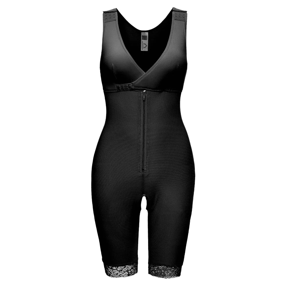 Zip Waist Lace Slimming Shaper