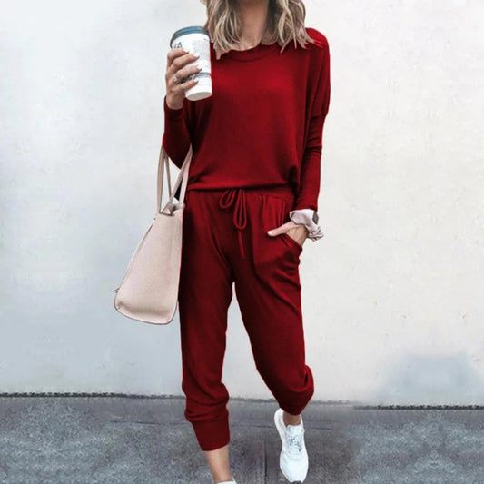 Two-piece Long-sleeved Sports Suit
