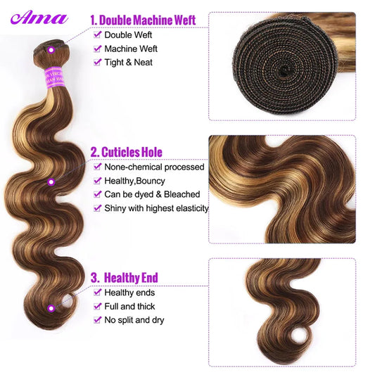 Brazilian Hair Body Wave Bundles