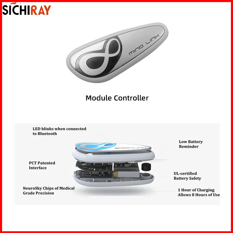 New Brainlink OEM mindlink smart wearable EEG device biofeedback brainwave monitor IOS android PC app neurosky mind control game