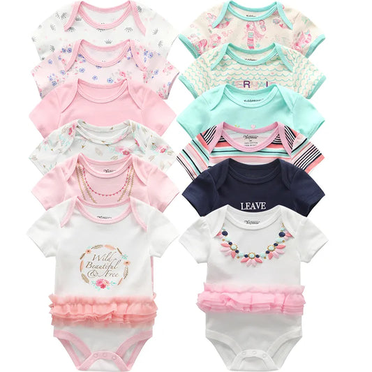 6 Piece Infant Bodysuits