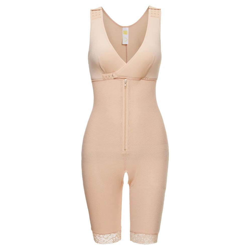 Zip Waist Lace Slimming Shaper