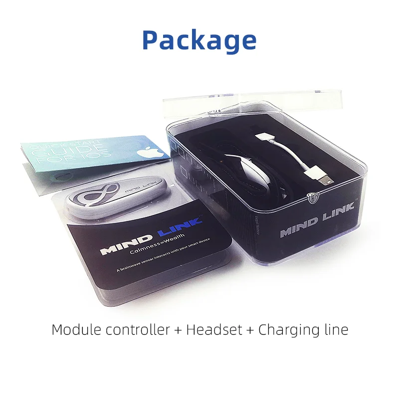 New Brainlink OEM mindlink smart wearable EEG device biofeedback brainwave monitor IOS android PC app neurosky mind control game
