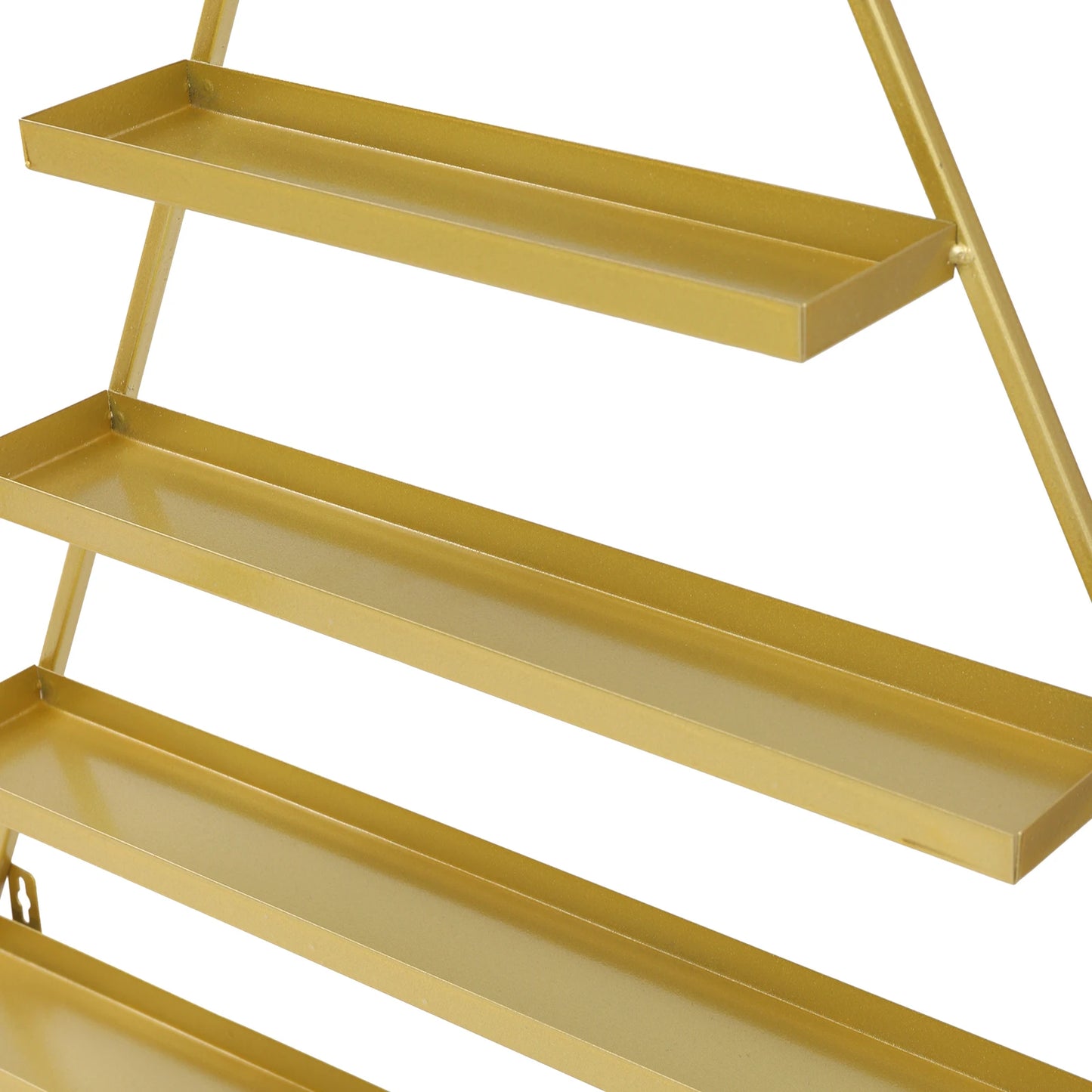 5 Tier Wall-Mounted Metal Nail Polish Display Rack