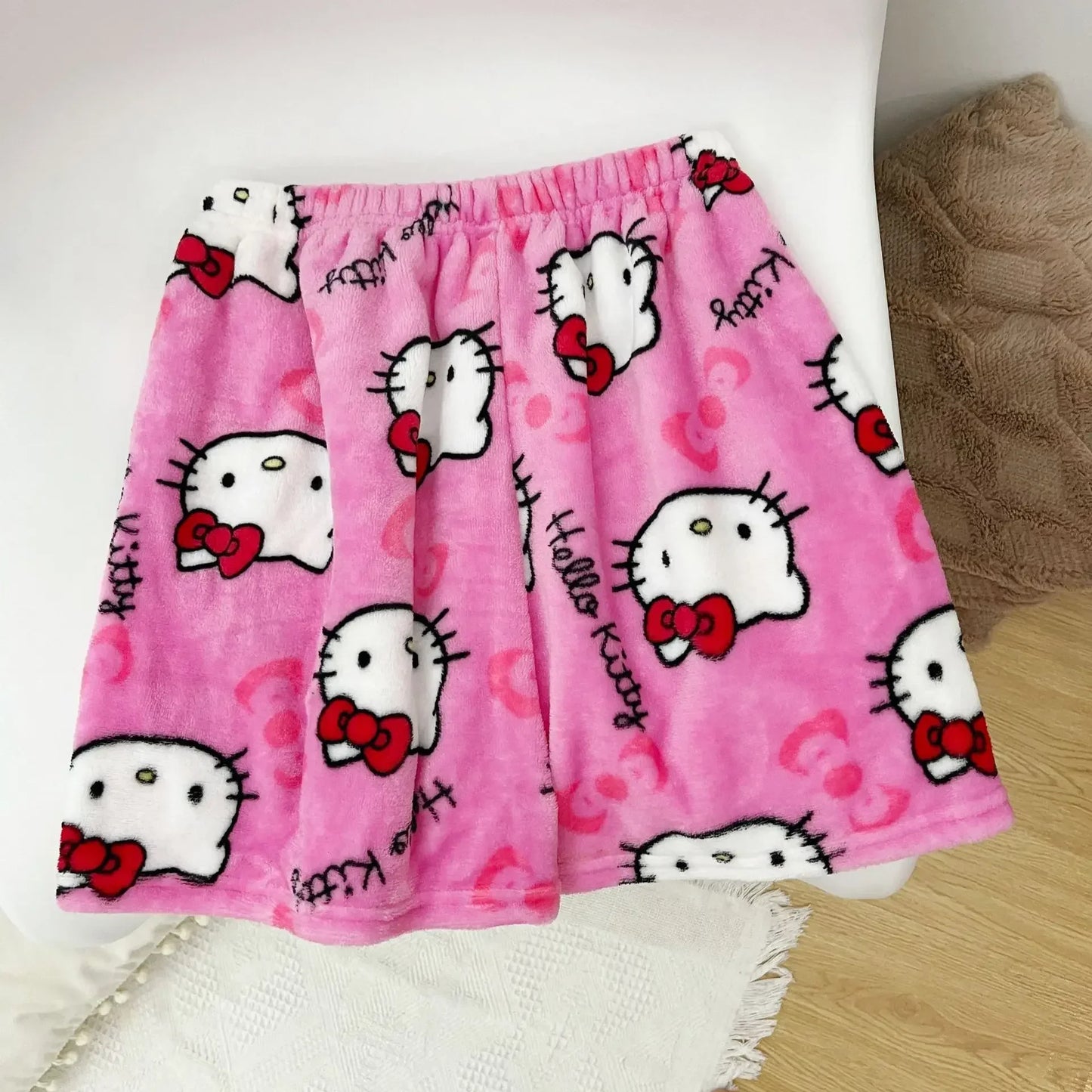 Hello Kitty Fleece Pajama Shorts