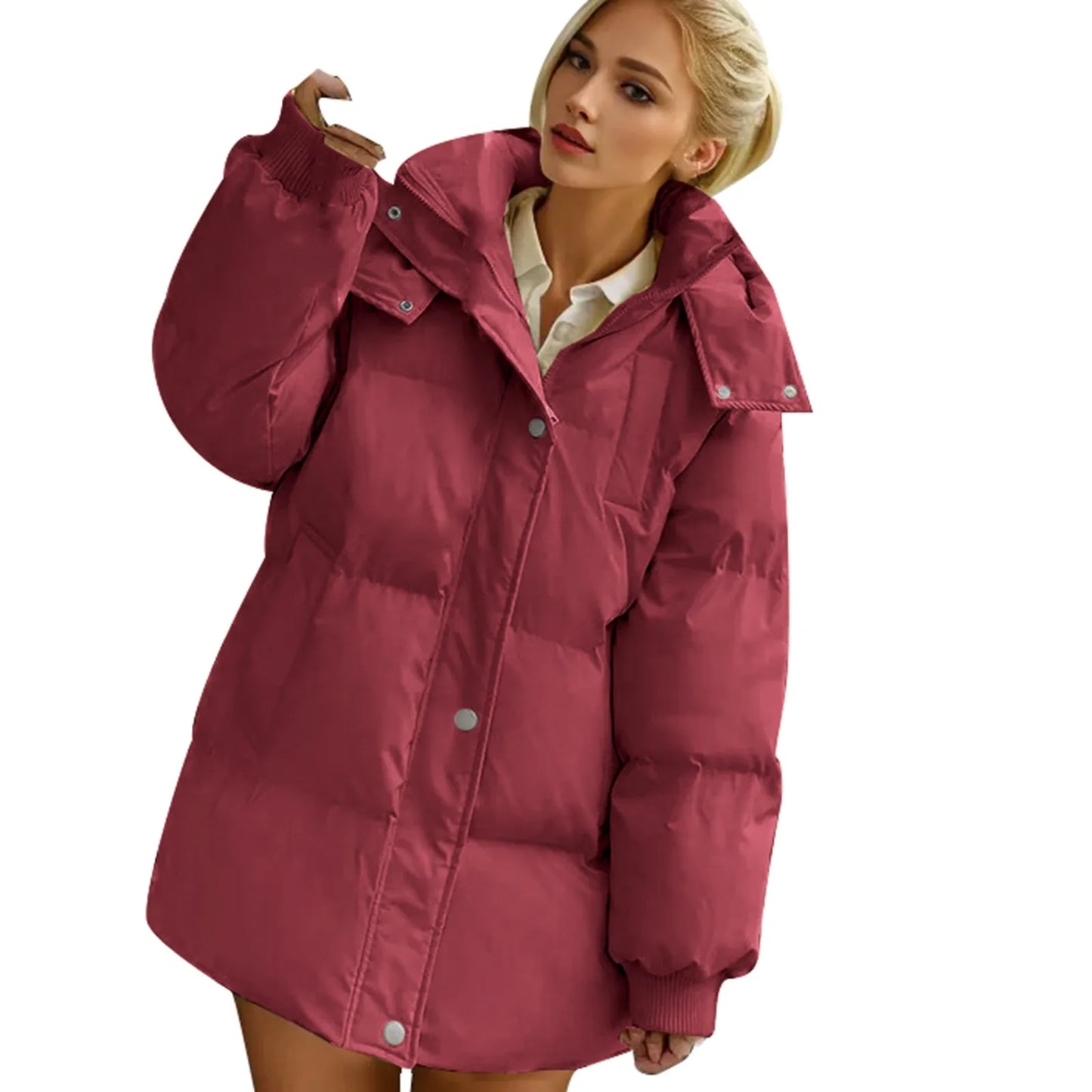 Long Sleeve Puffer Coat