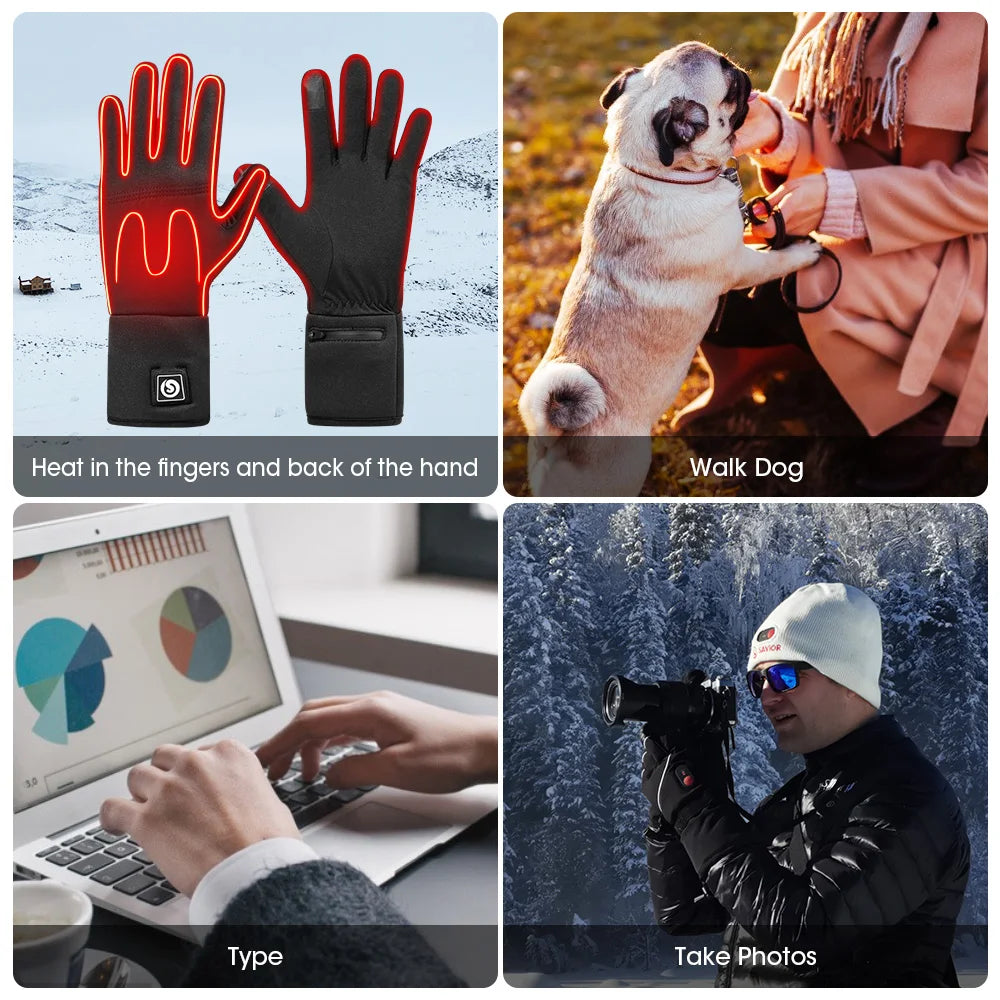 Heated Waterproof Gloves