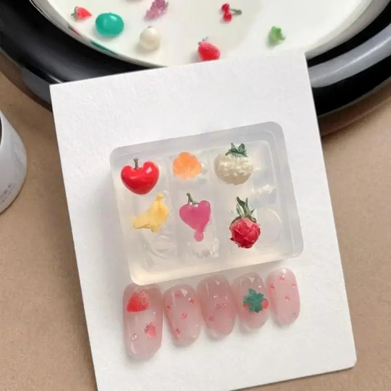 Sweet Flower Nail Art Stencil