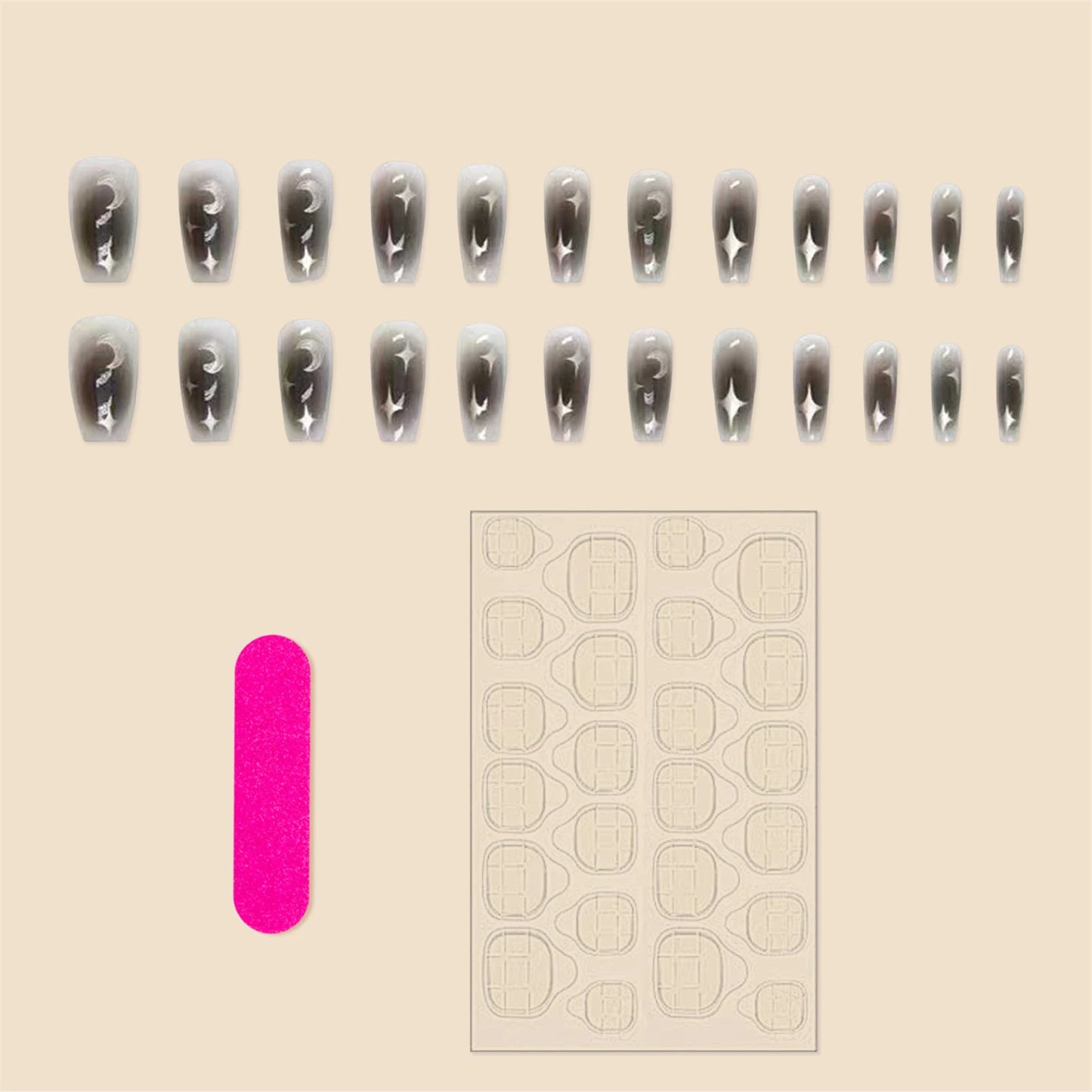 Designer Square Nails