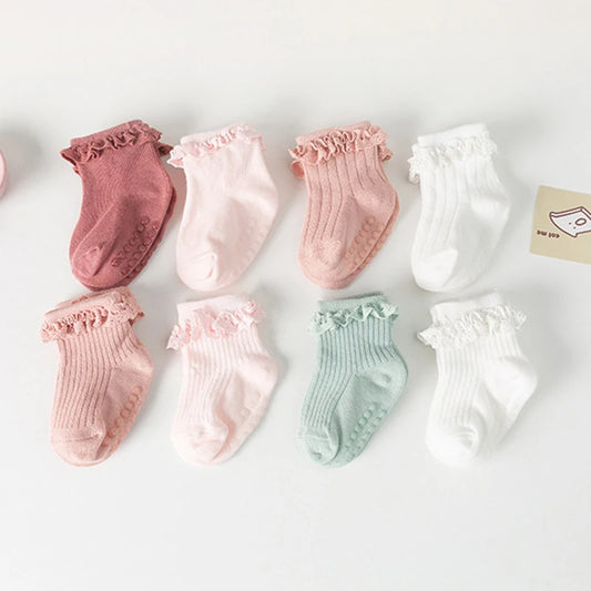 Newborn Toddler Ruffled Socks