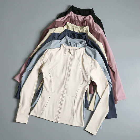 Long sleeve fitness top