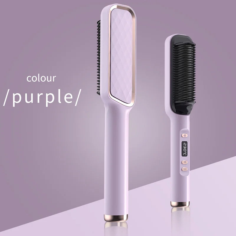 Negative Ion Heating Straight Hair Comb
