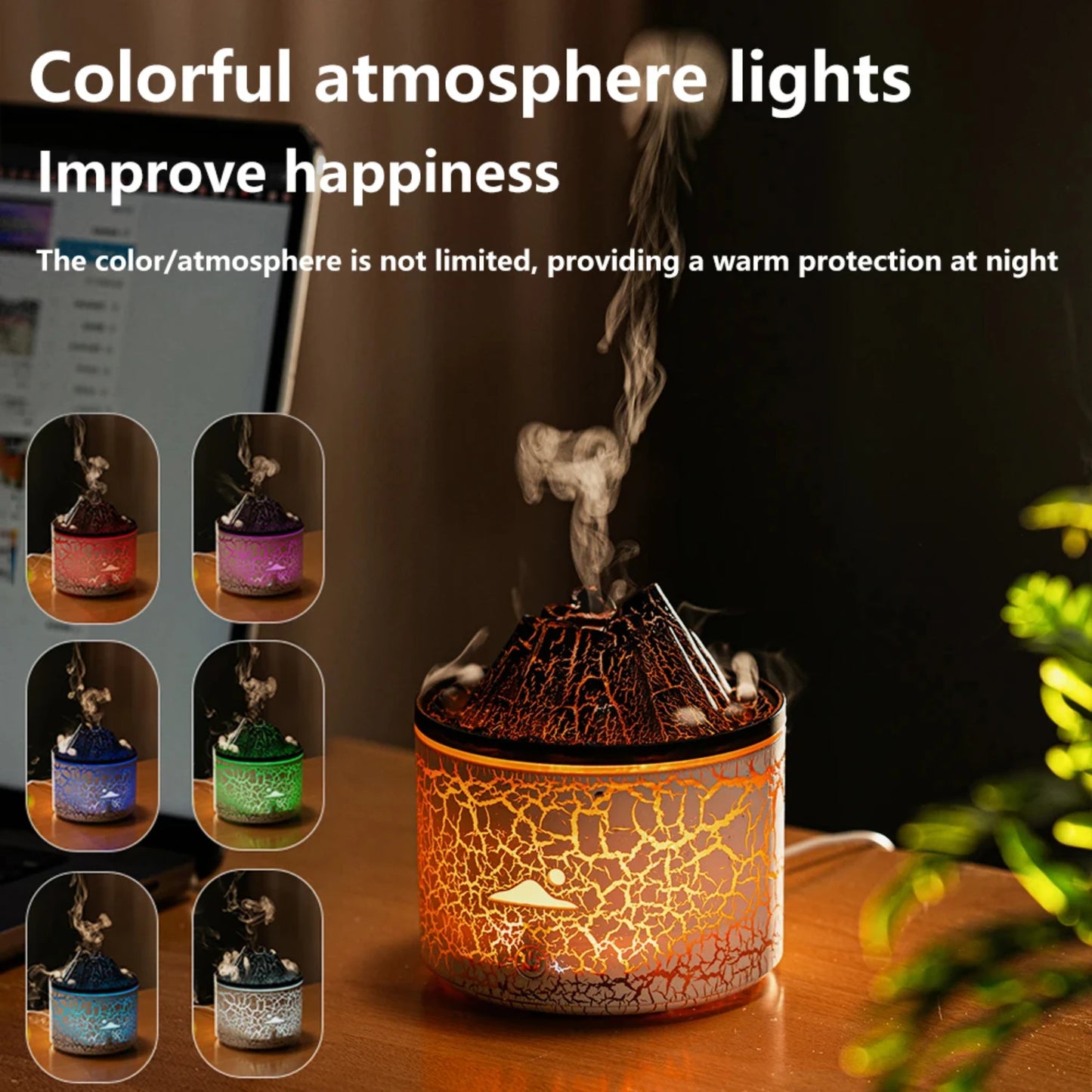Mini Volcanic Flame Essential Oils Diffuser
