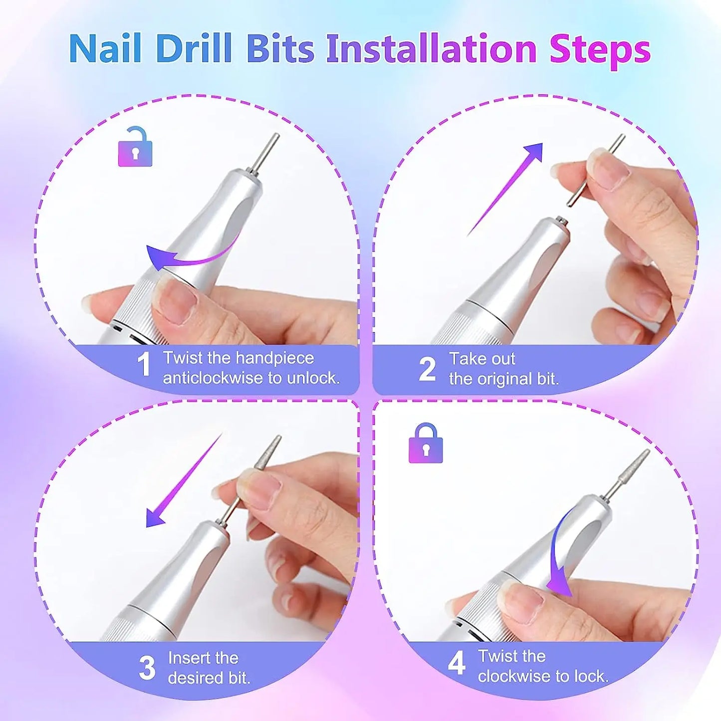 Portable Electric Nail Drill Machine