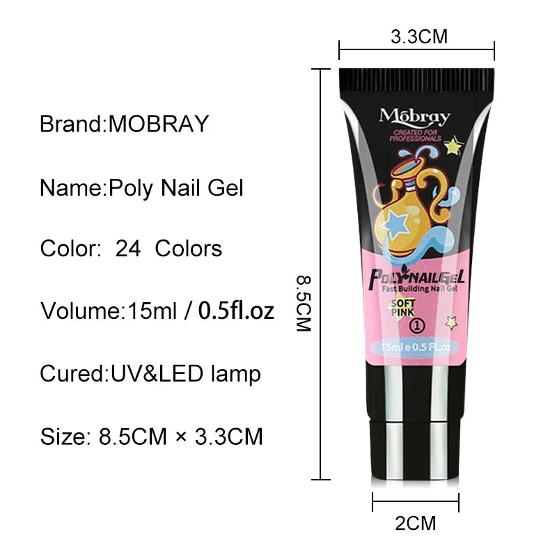 Nail Gel Set With UV LED Lamp Dryer