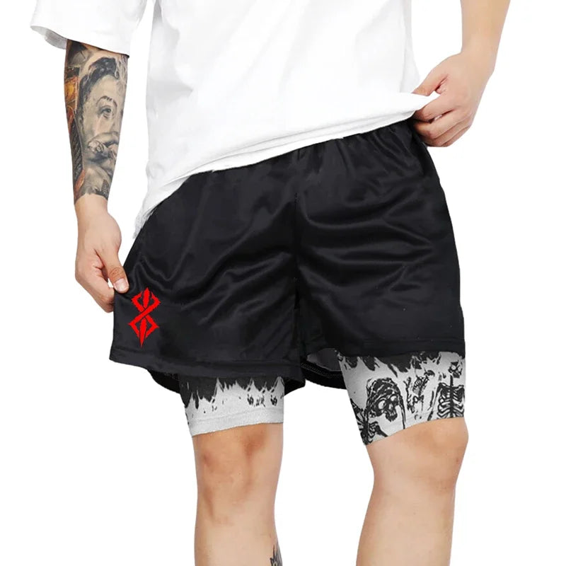 Athletic Quick-Dry Stretch Shorts