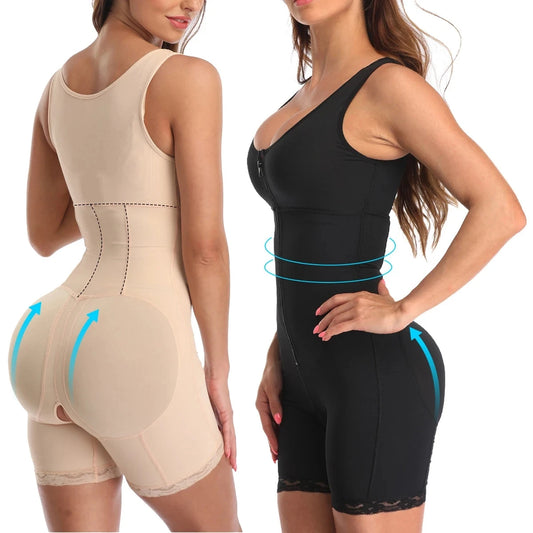 Zip Waist Lace Slimming Shaper