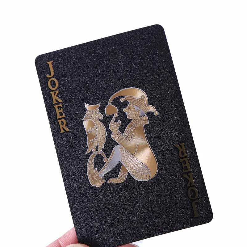 Black/Gold Playing Cards