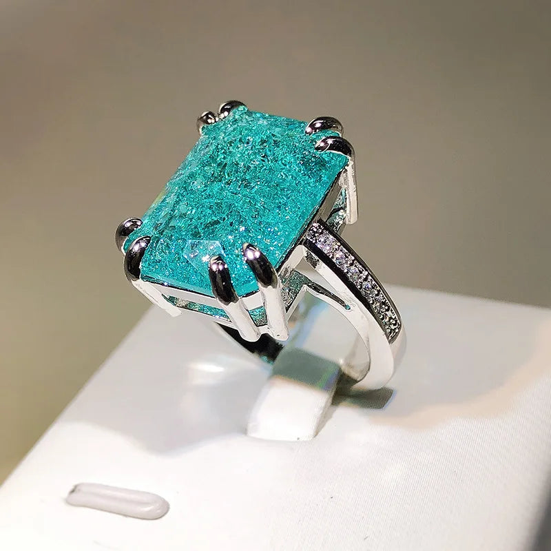 925 Silver Tourmaline Ring
