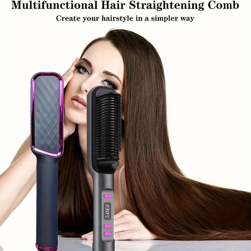 Negative Ion Heating Straight Hair Comb