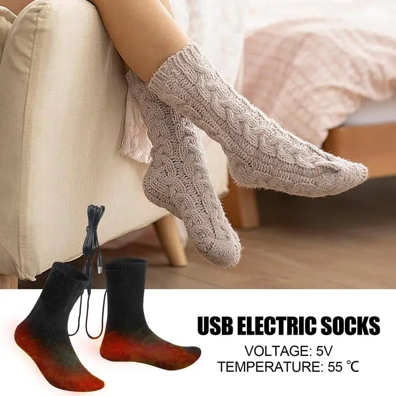 Rechargeable Heating Socks