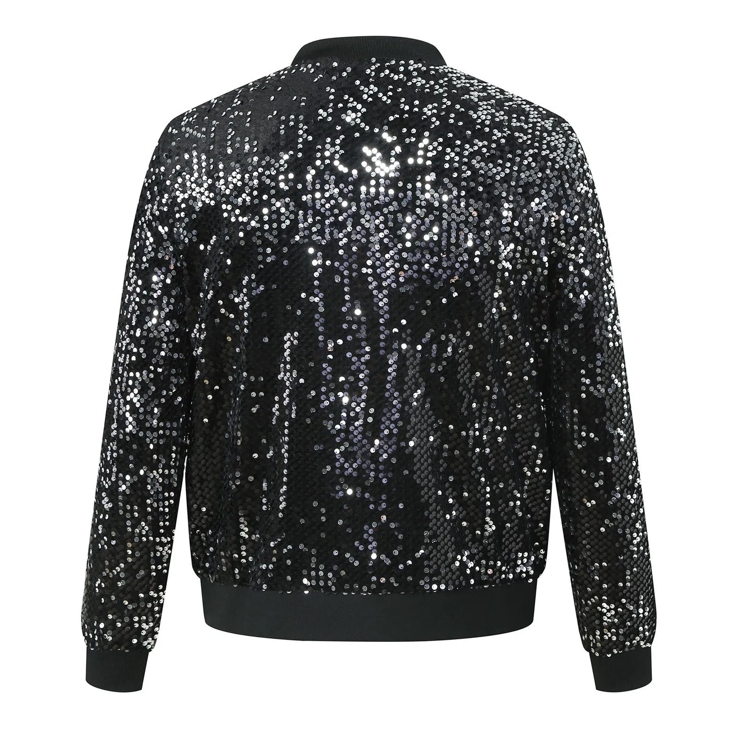 Sequin Flight Jacket