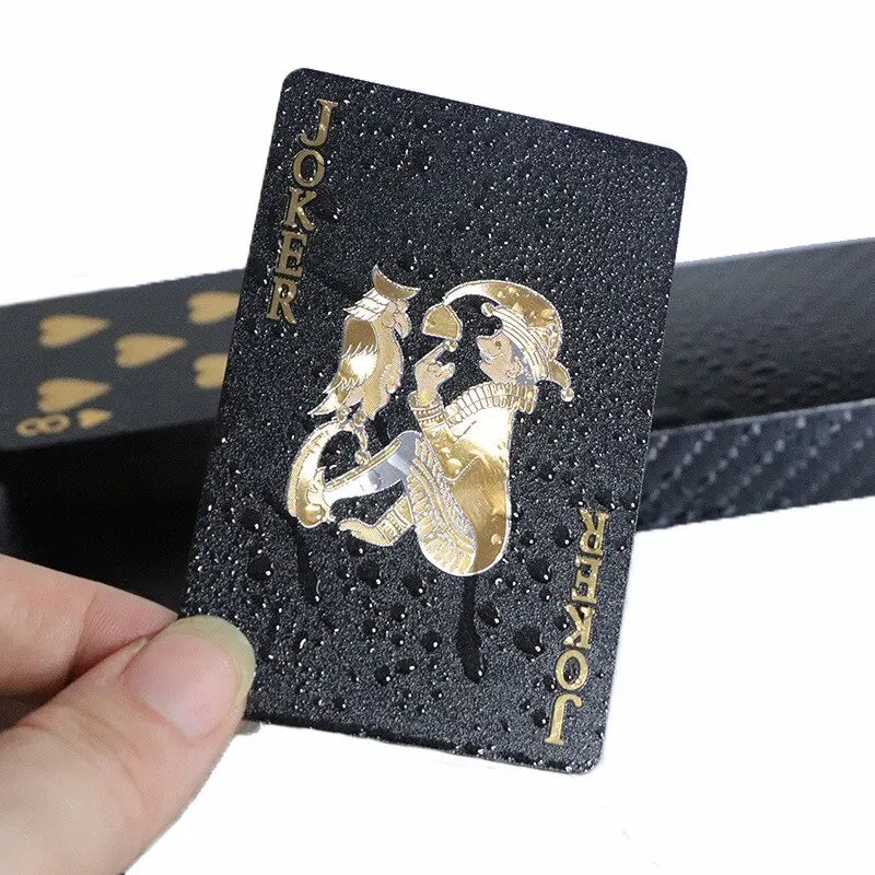 Black/Gold Playing Cards