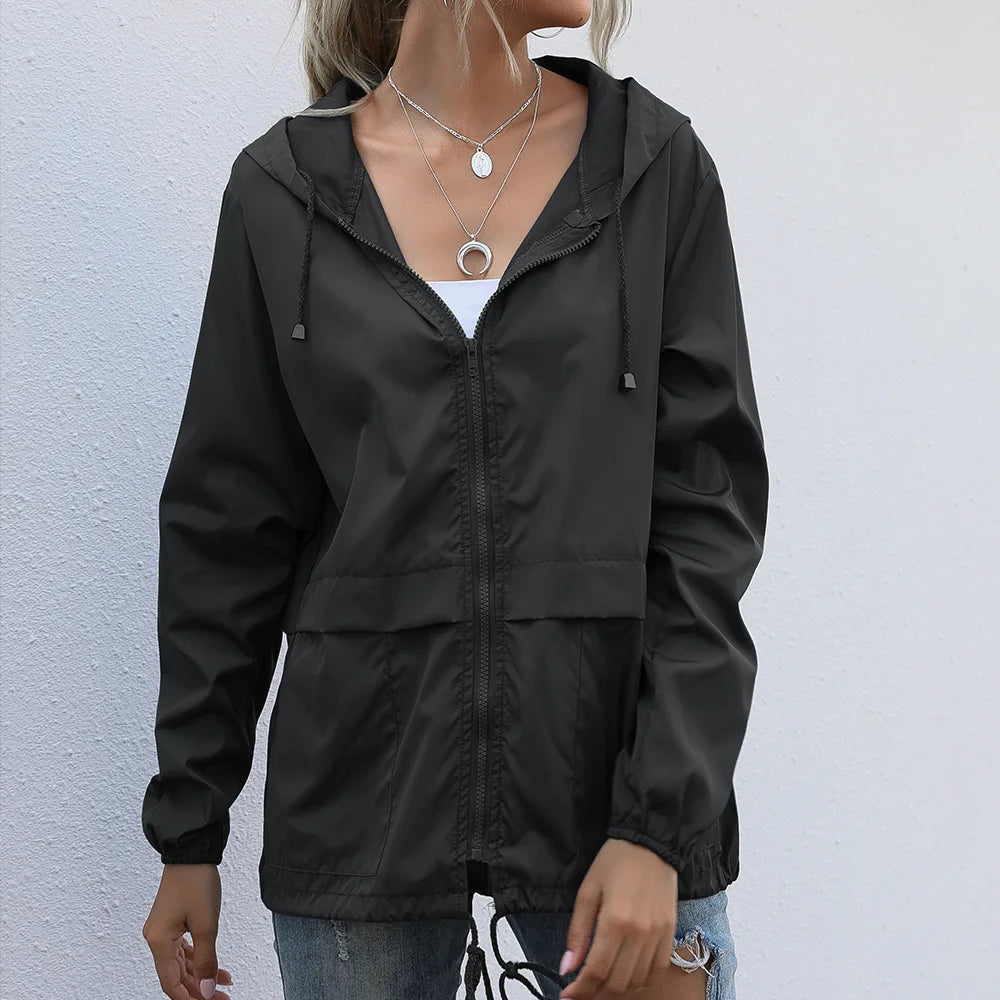Hooded Waterproof Windbreaker