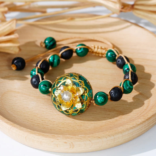 Orgonite Lotus Bracelet