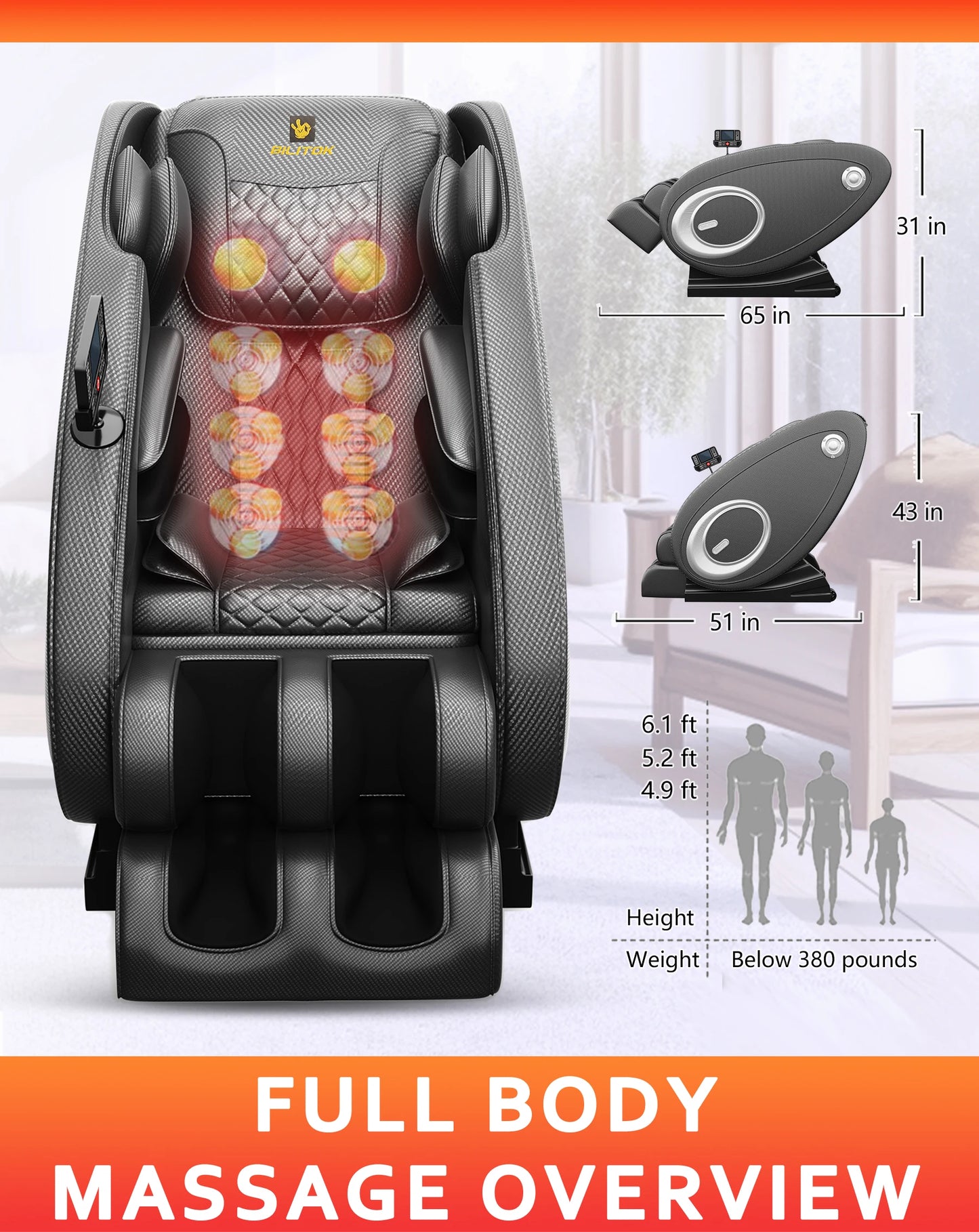 Full Body Zero Gravity Massage Chair