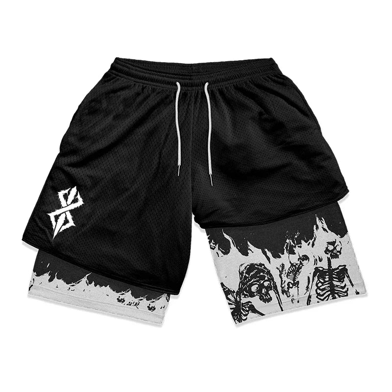 Athletic Quick-Dry Stretch Shorts