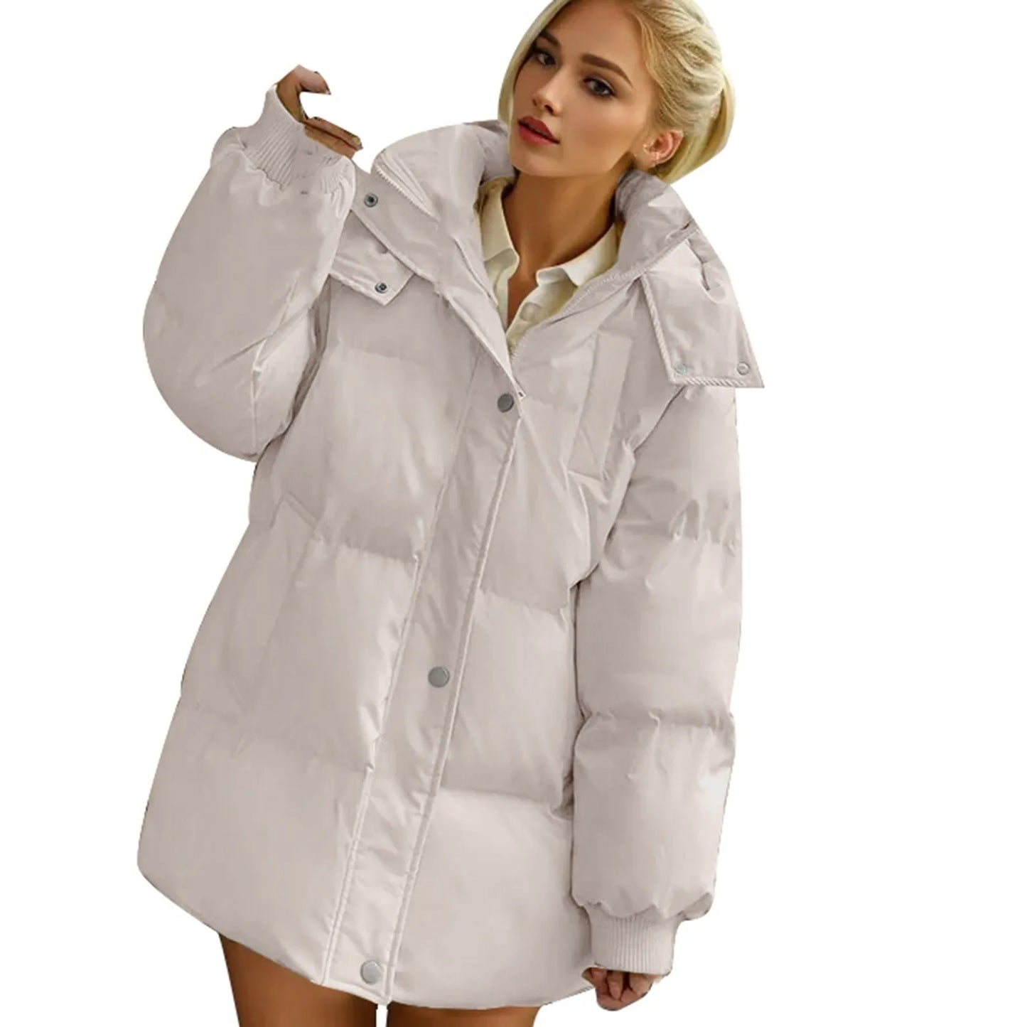 Long Sleeve Puffer Coat